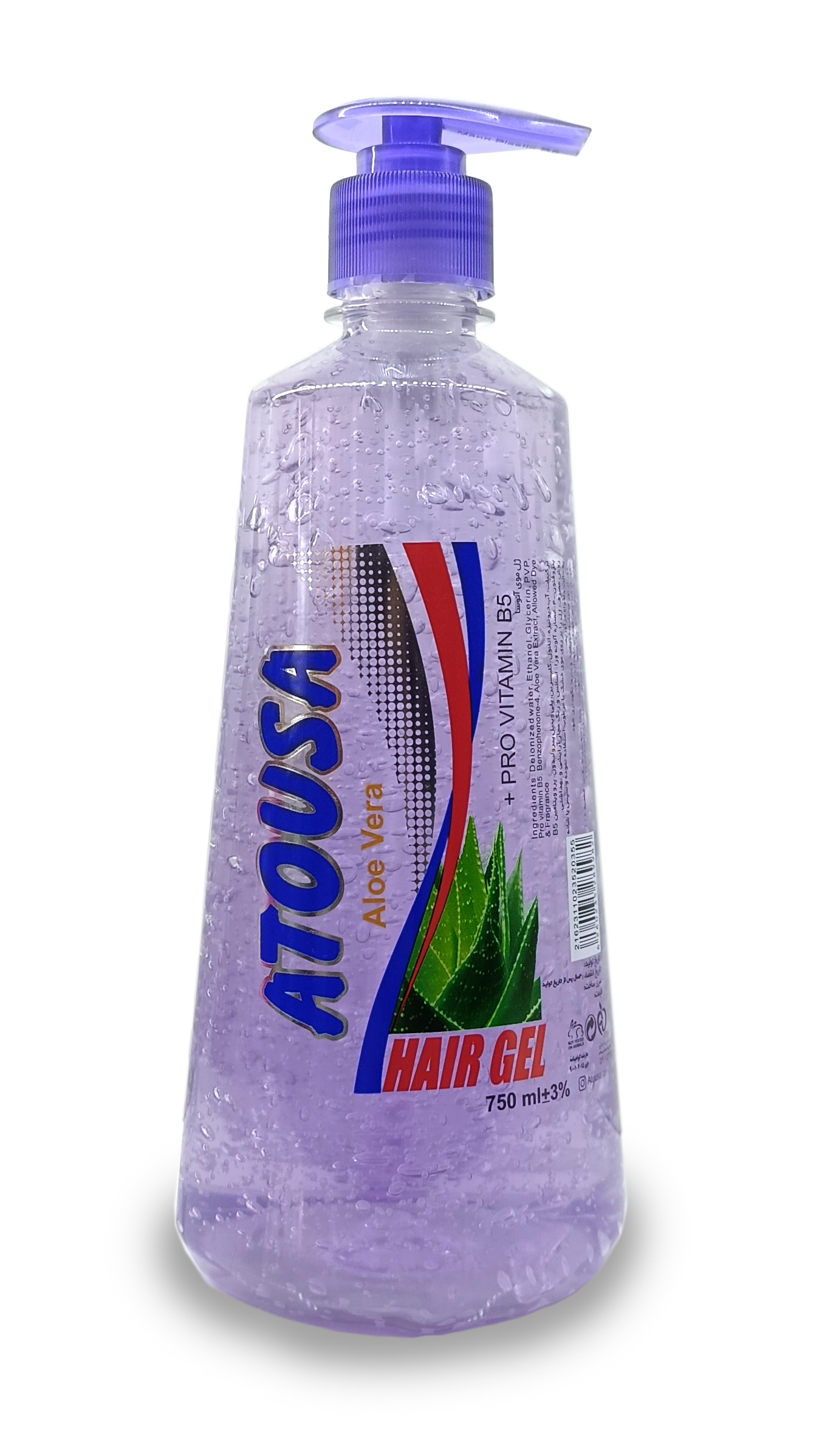 ژل مو آتوسا مدل آلوئه ورا (Aloe Vera Hair Gel) حجم 750 میلی‌لیتر