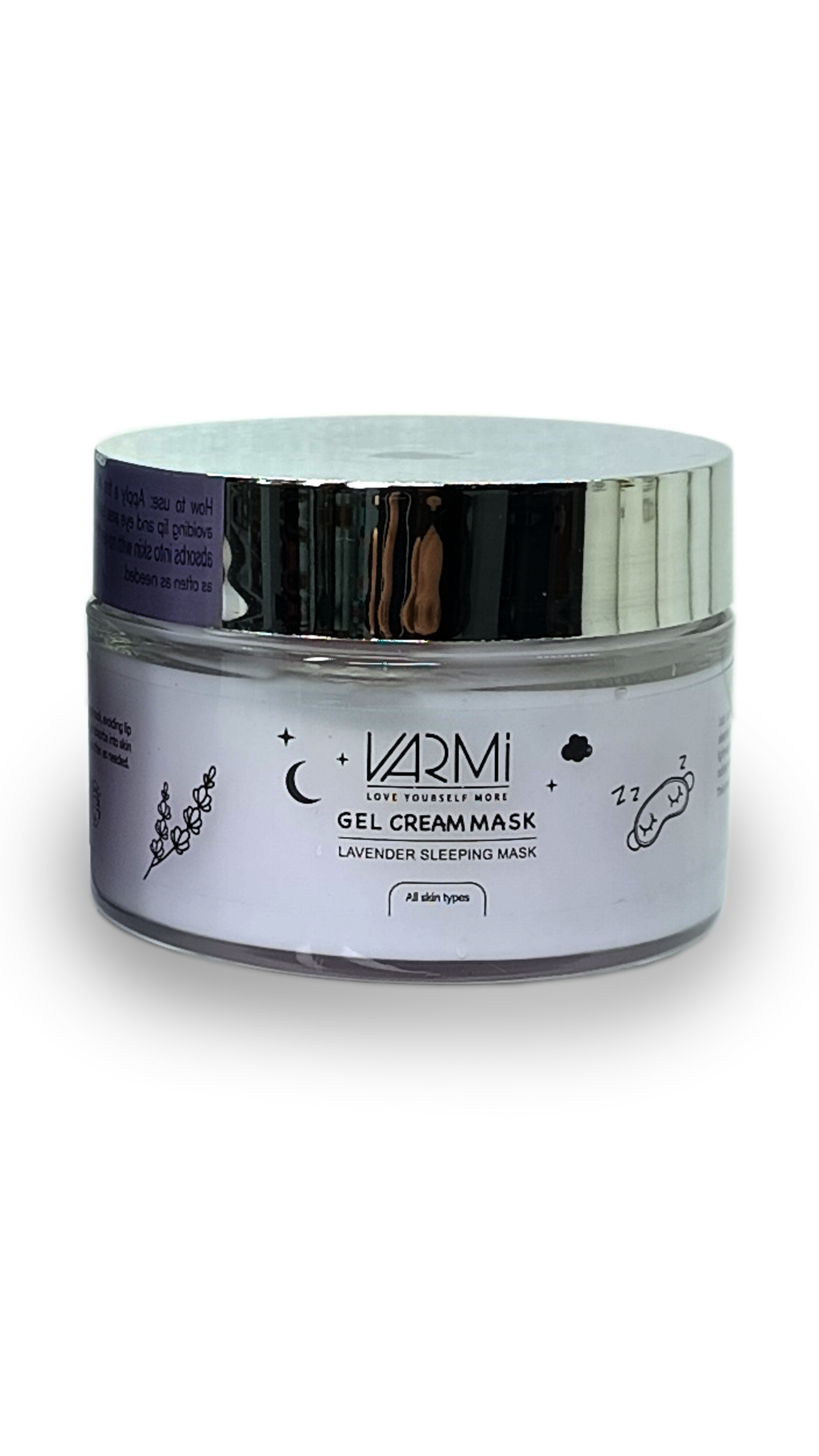 ماسک خواب ژل کرمی وارمی مدل Lavender Sleeping Mask حجم 100 میلی‌لیتر