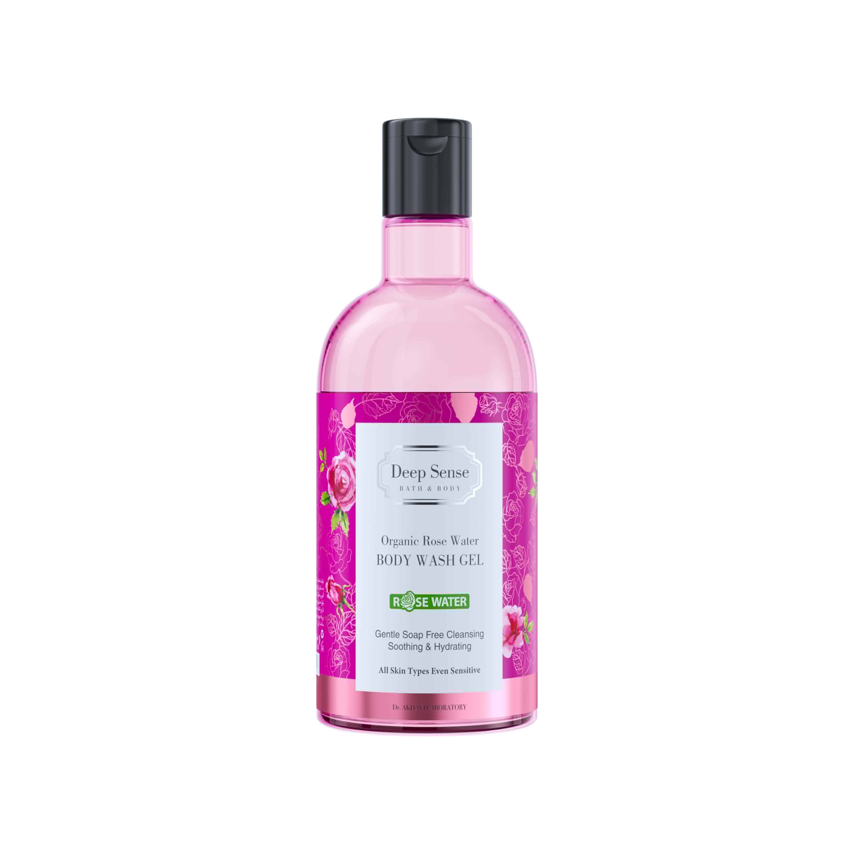 شامپو بدن دیپ سنس مدل گلاب (Rose Water) حجم 400 میلی‌لیتر