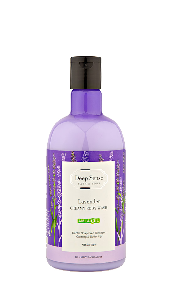شامپو بدن دیپ سنس مدل اسطوخودوس (Lavender) حجم 400 میلی‌لیتر