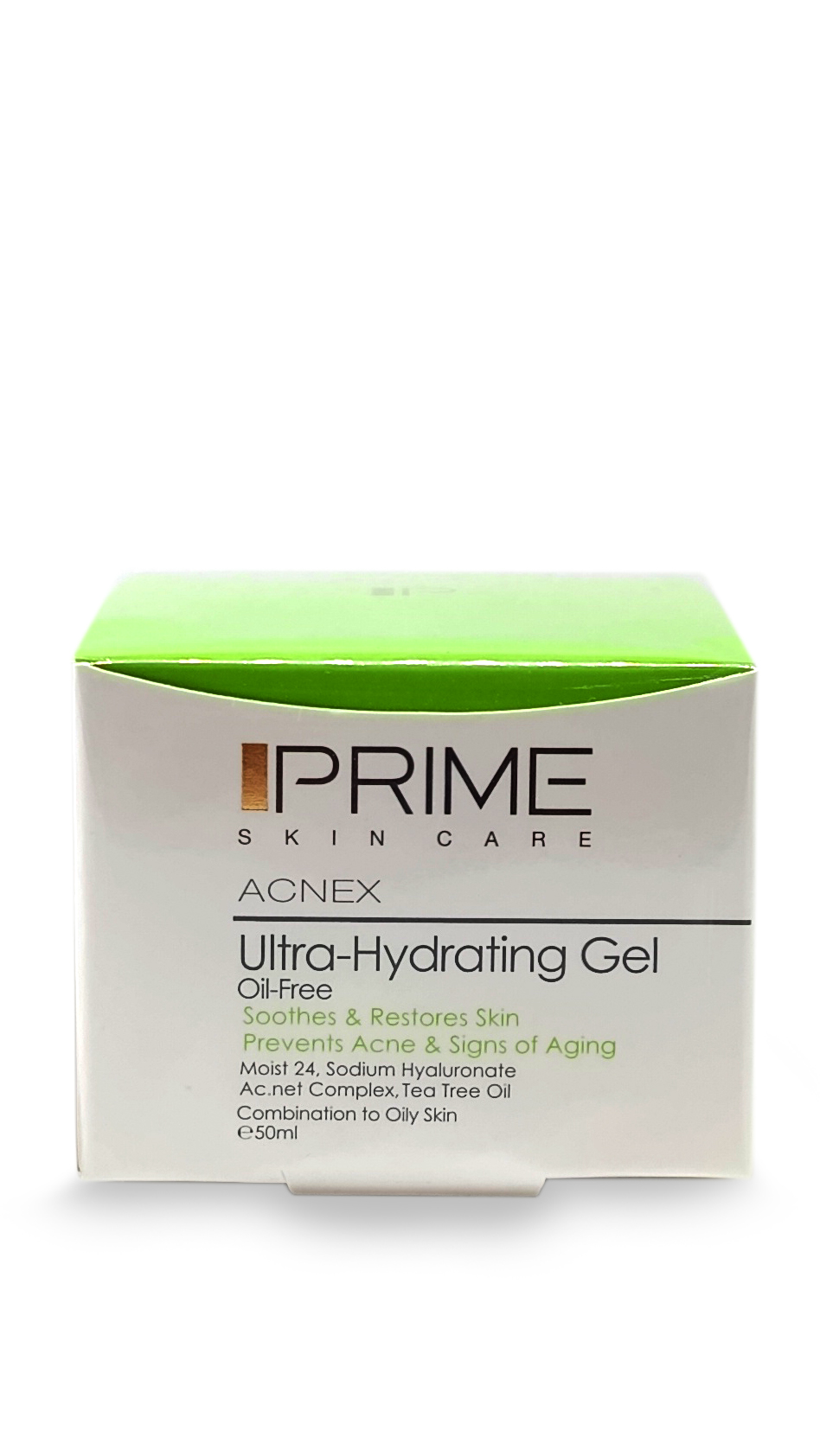 ژل آبرسان فوق‌العاده قوی پرایم Acnex مدل Ultra-Hydrating Gel حجم 50 میلی‌لیتر