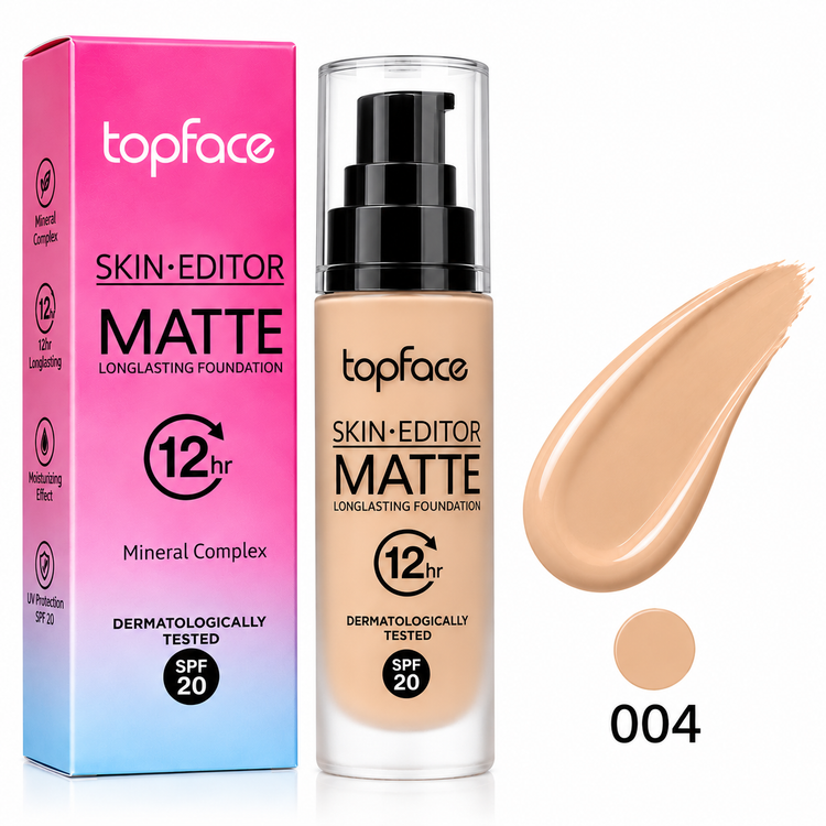 کرم پودر مات و بادوام تاپ فیس مدل Skin Editor Matte